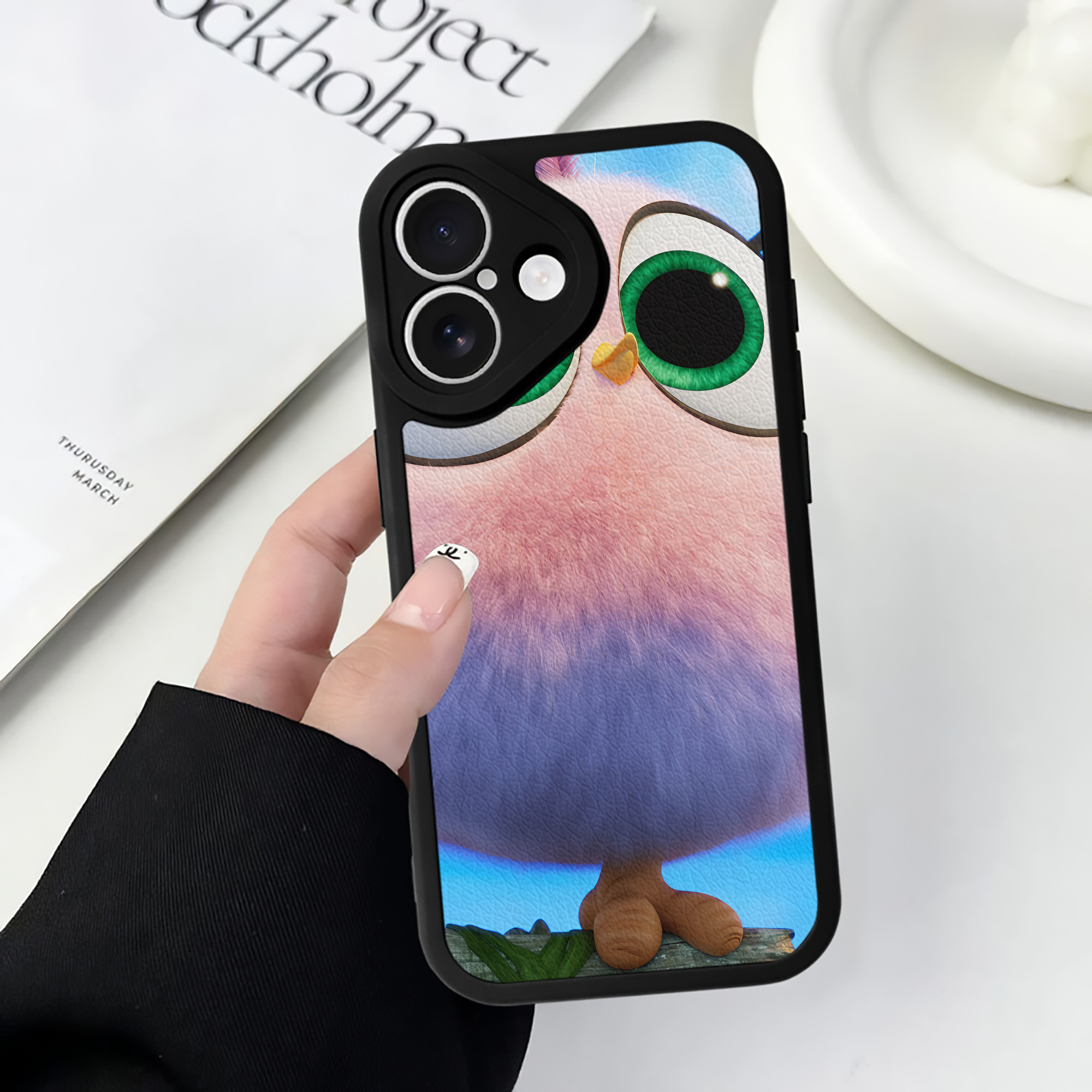 （画像用） Angry Birds アングリーバード 【iPhone 16シリーズ対応】シリコンスマホケース（レザー調） 材質：シリコン